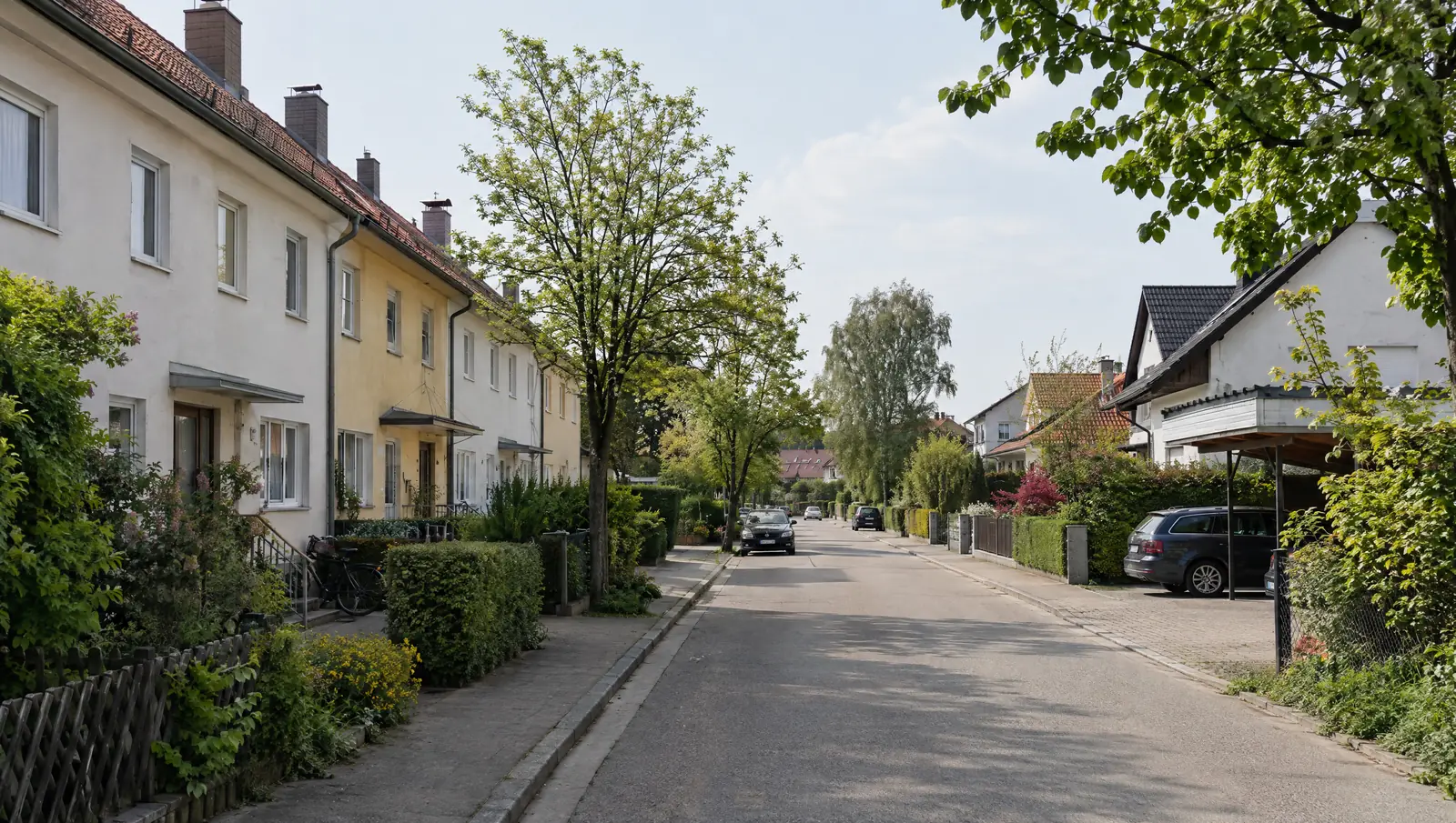 Visualisierung: Häuser in Riemerling mit Wärmepumpe