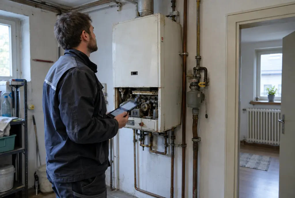 Bestandsaufnahme an Gaskessel und Heizkörpern vor der Planung einer Wärmepumpe in München